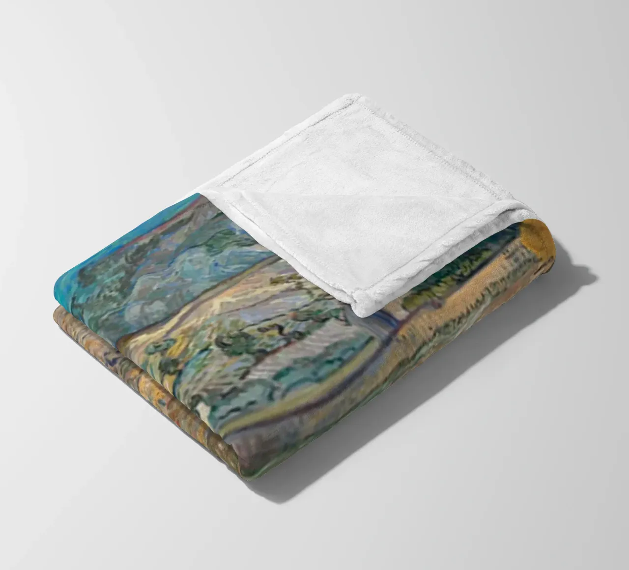 Paesaggio a Saint Re 1889 coperta in pile da ValerieArt