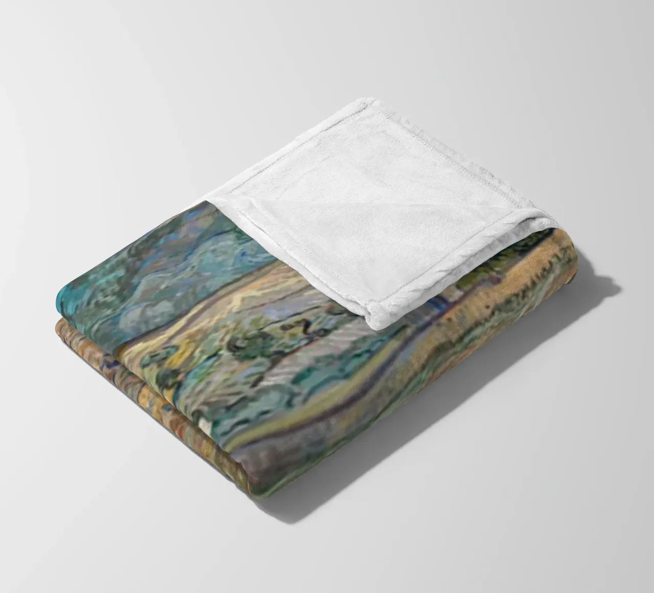 Paesaggio a Saint Re 1889 coperta in pile da ValerieArt