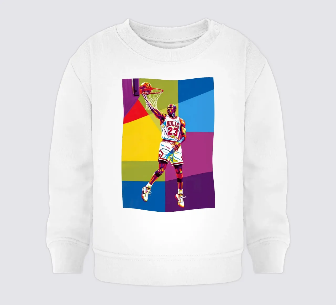 Michael Jordan WPAP art style felpa neonato da Hantamrata