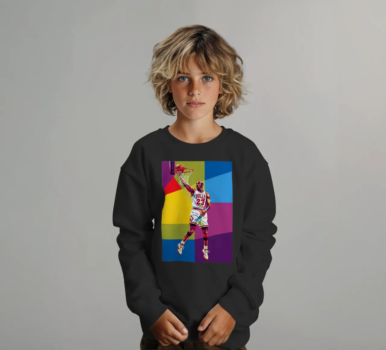 Michael Jordan WPAP art style felpa bambino da Hantamrata