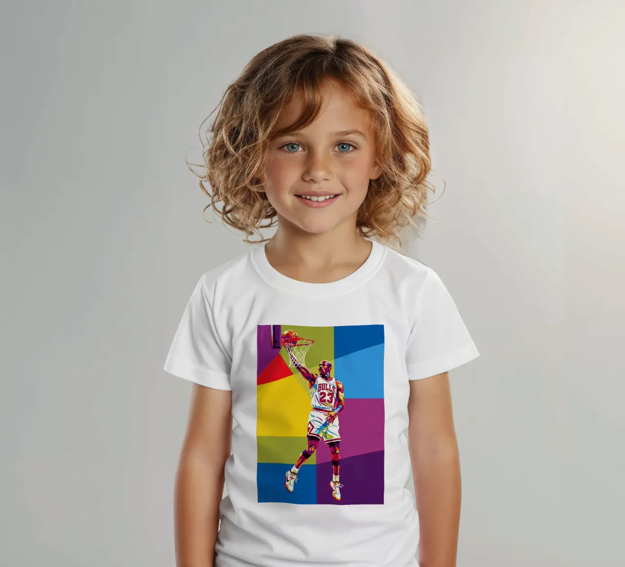 Michael Jordan WPAP art style t-shirt bambini da Hantamrata