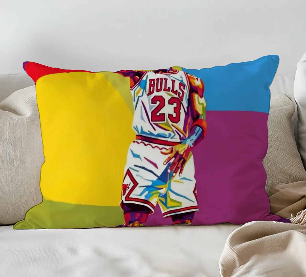 Michael Jordan WPAP art style cuscino da Hantamrata
