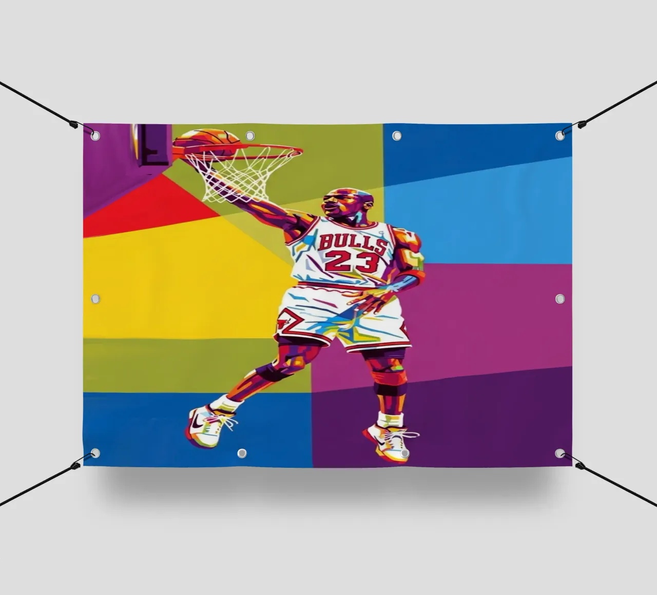 Michael Jordan WPAP art style telo in pvc da Hantamrata