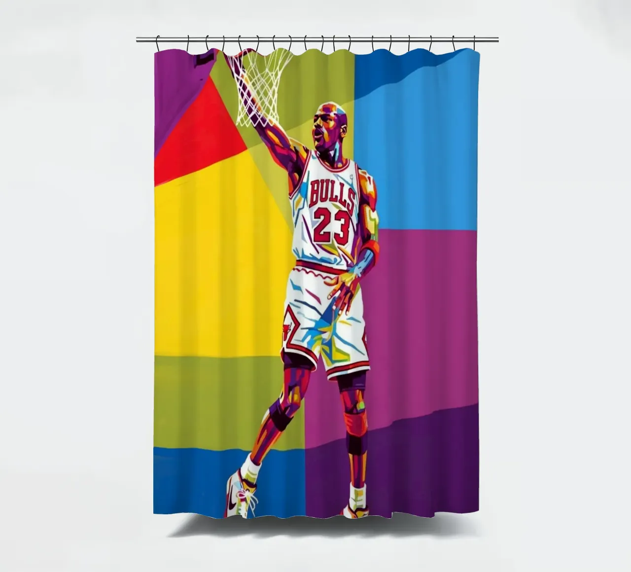 Michael Jordan WPAP art style tenda da doccia da Hantamrata