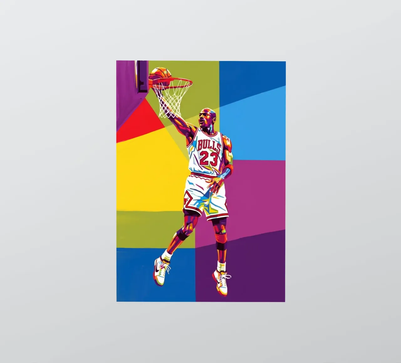 Michael Jordan WPAP art style adesivo da Hantamrata