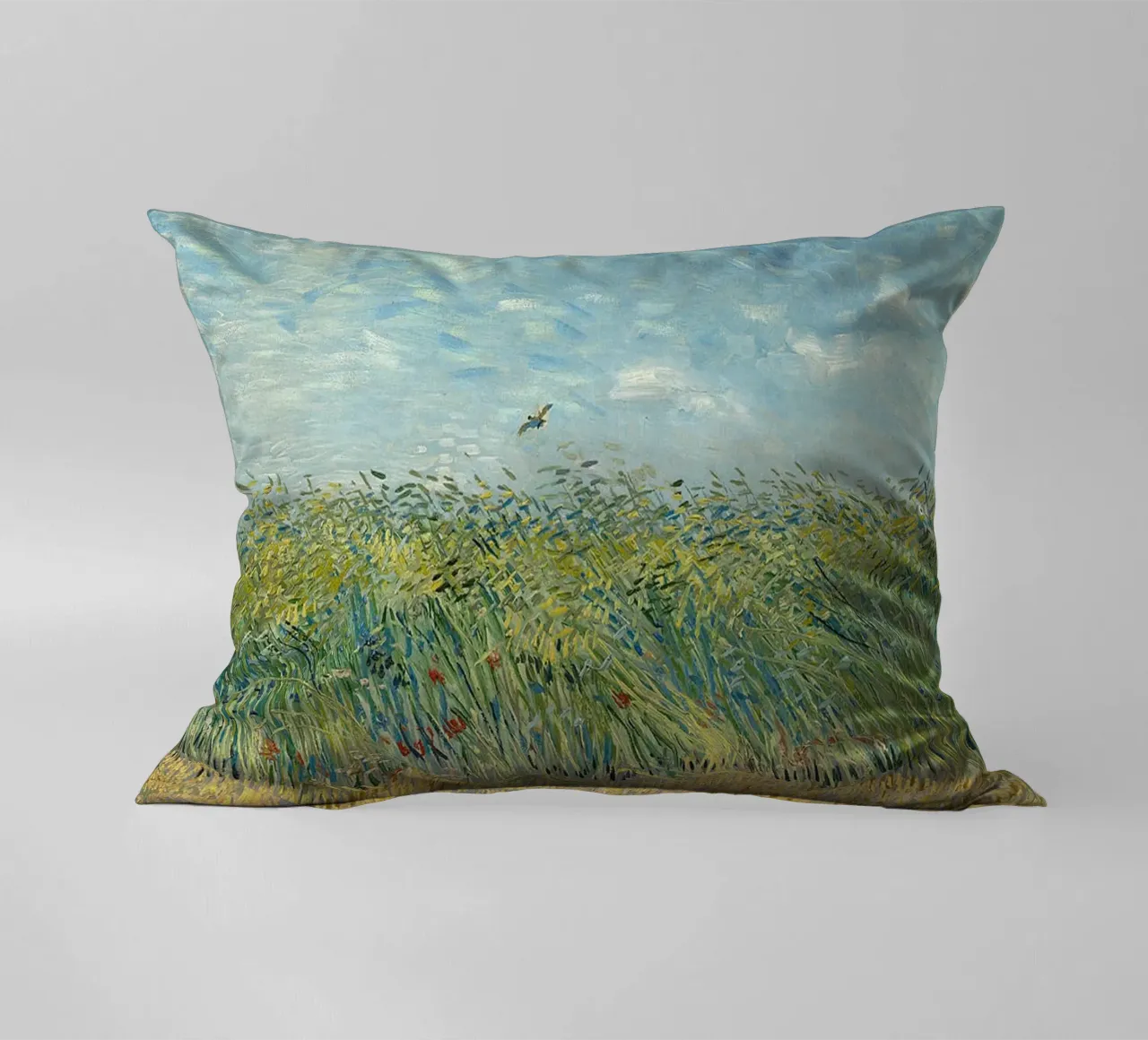 Campo di grano con pernice cuscino da ValerieArt