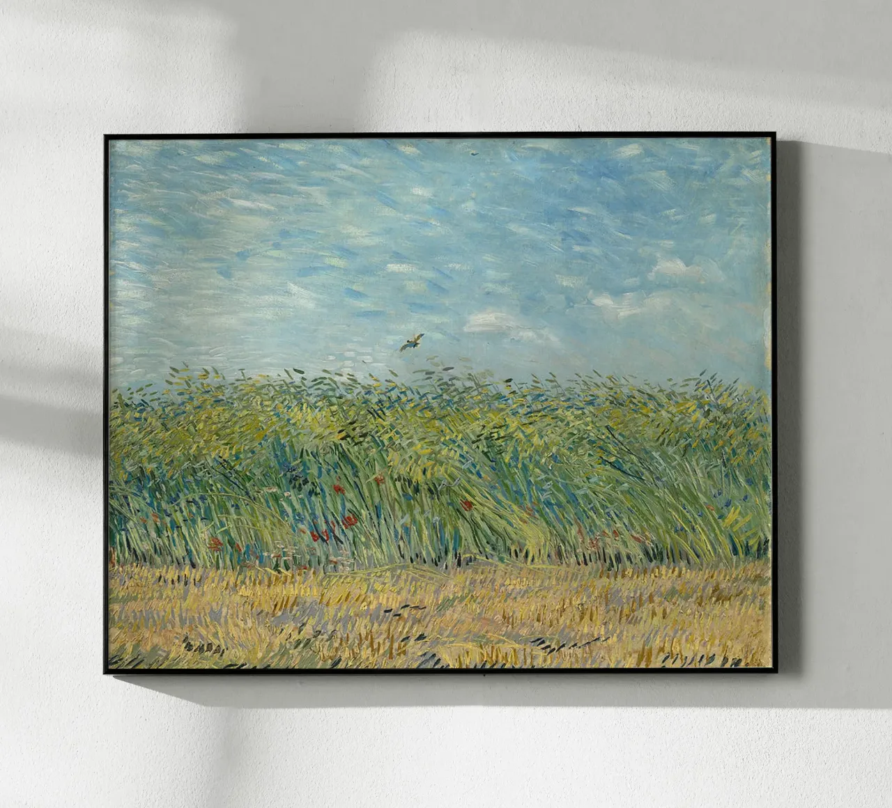 Campo di grano con pernice plexiglass da ValerieArt