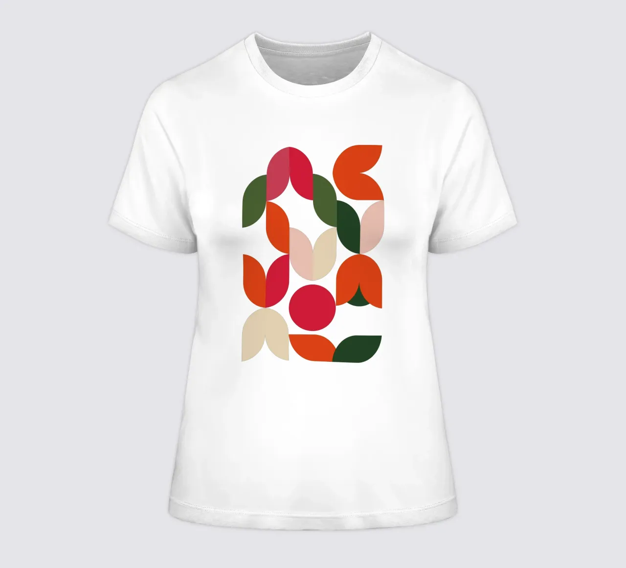 Celestial Bloom Fusion t-shirt da donna da Dream Print Designs