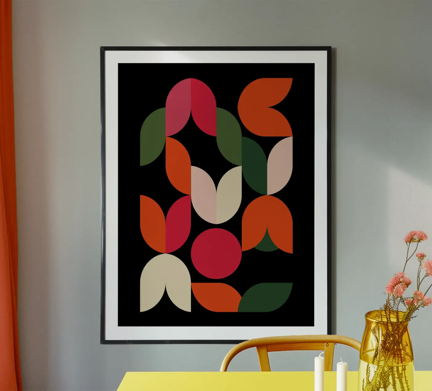 Celestial Bloom Fusion poster da Dream Print Designs