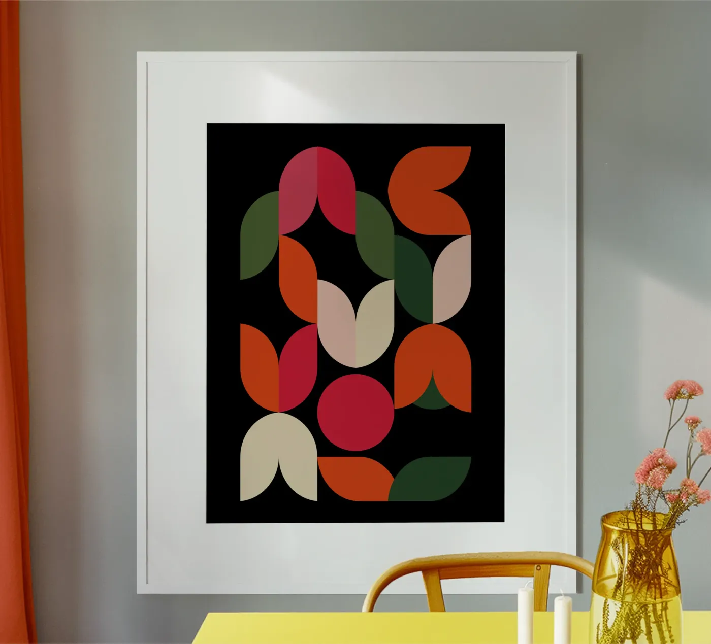 Celestial Bloom Fusion poster da Dream Print Designs