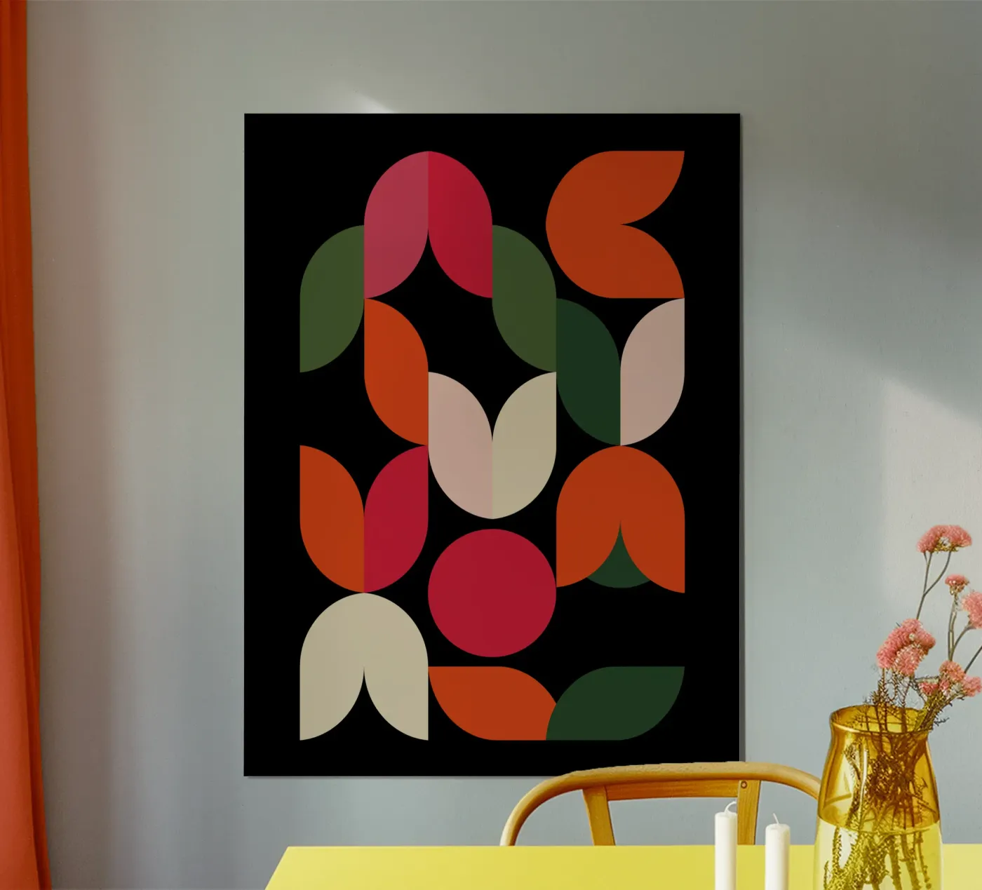 Celestial Bloom Fusion poster da Dream Print Designs