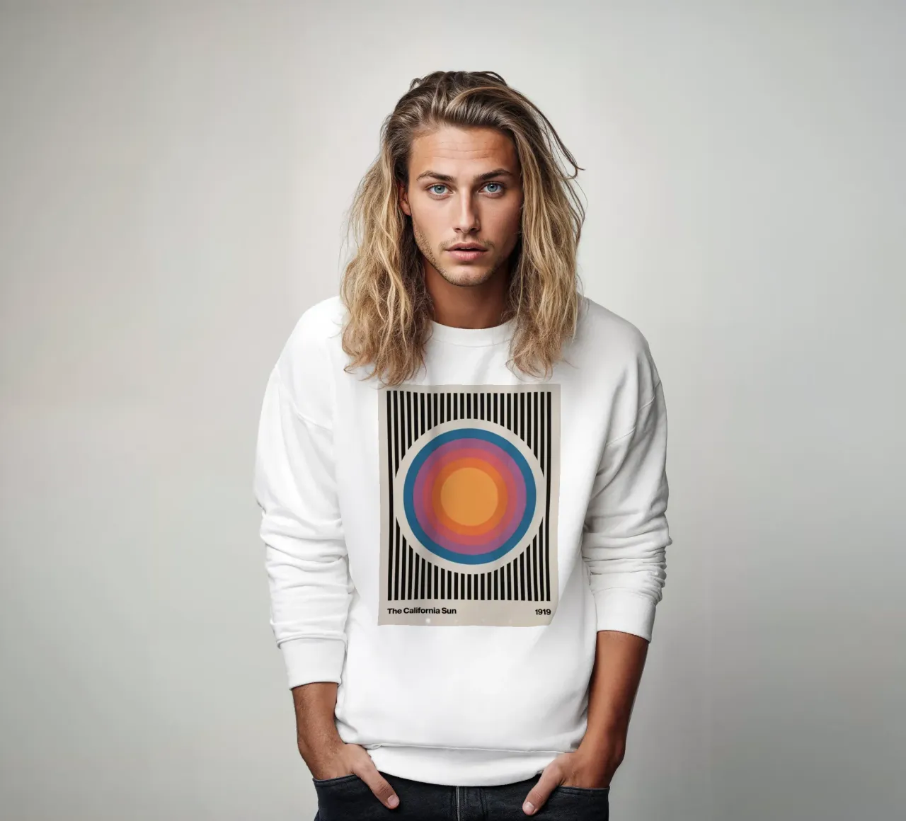The California sun sweatshirt by cosmos studio