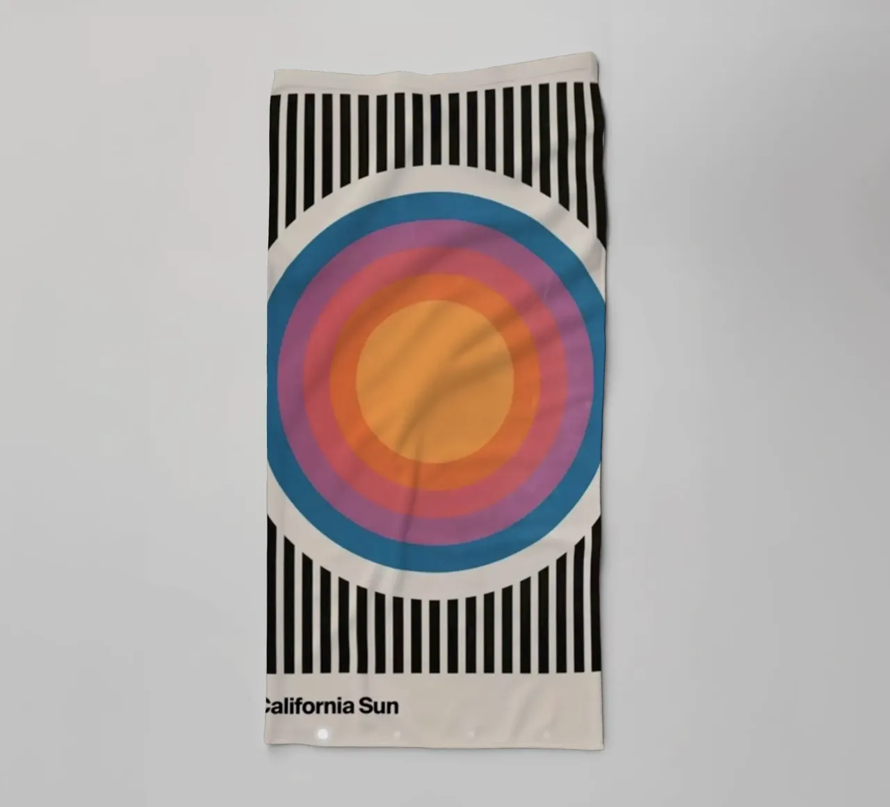 The California sun towel by cosmos studio