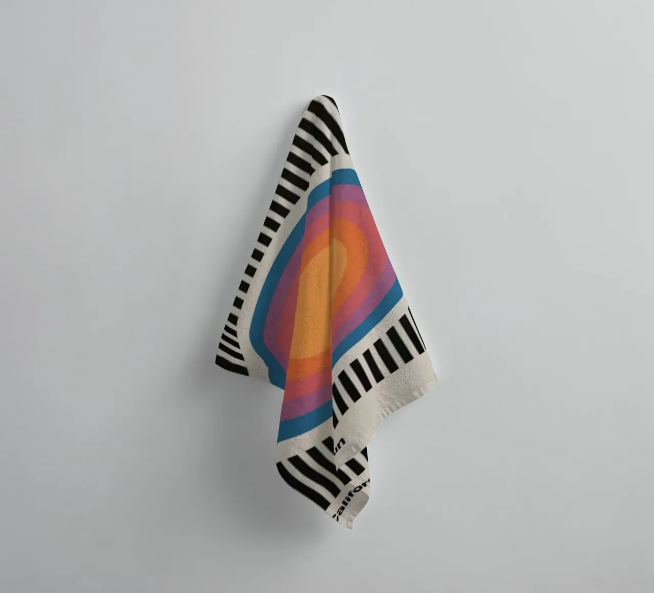 The California sun towel by cosmos studio