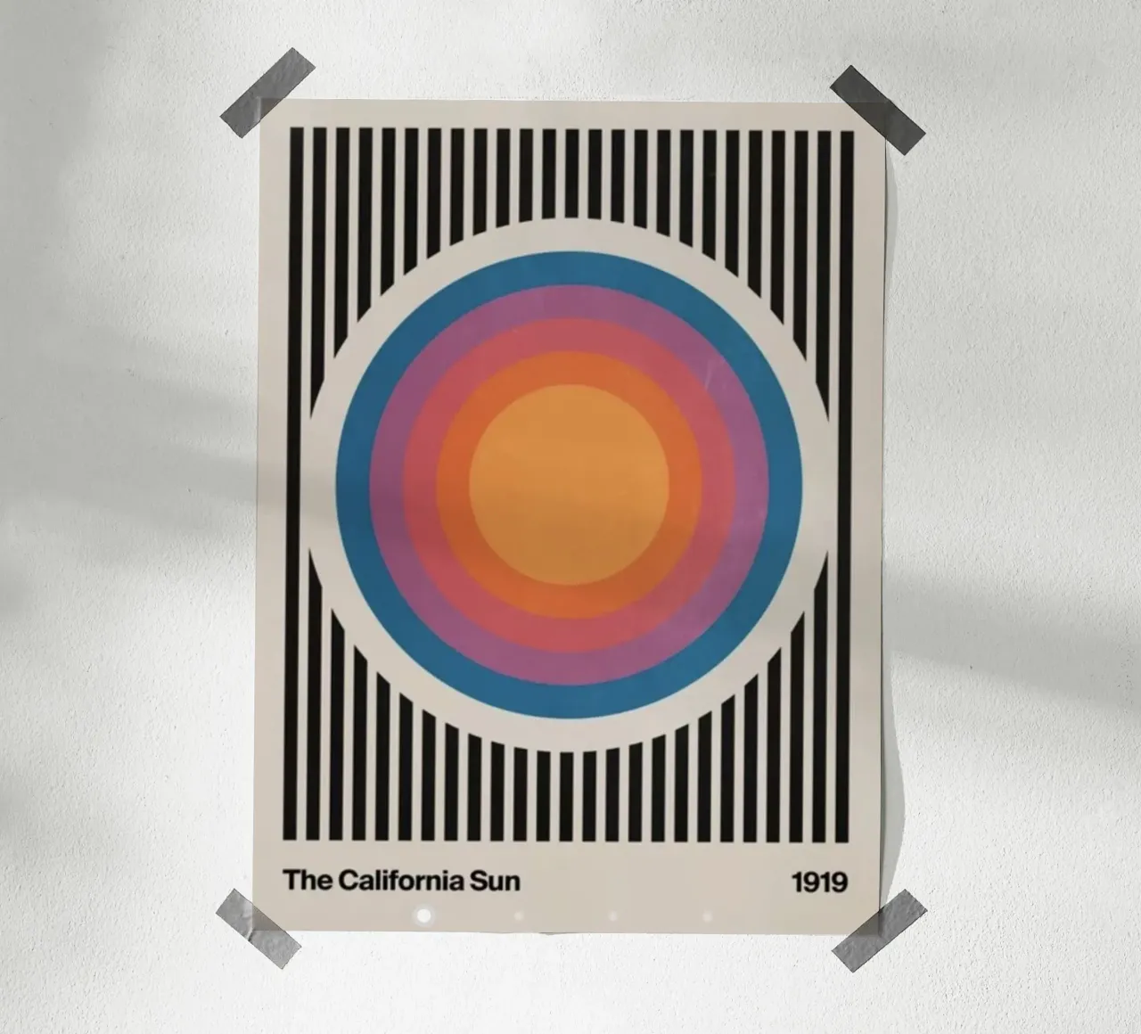 The California sun hahnemühle by cosmos studio