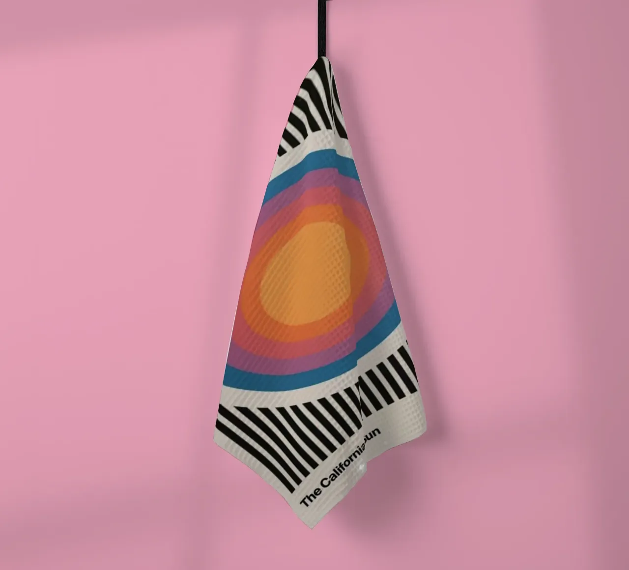 The California sun tea towel by cosmos studio