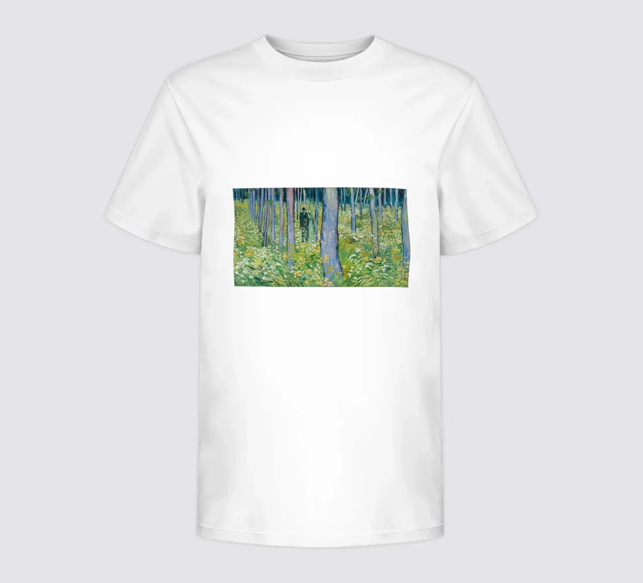 Sottobosco con due figure 1890 t-shirt bambini da ValerieArt