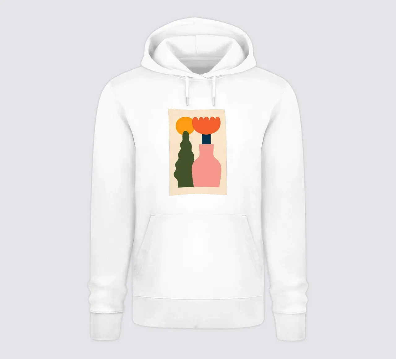 Due vasi di fiori felpa con cappuccio da Haleigh