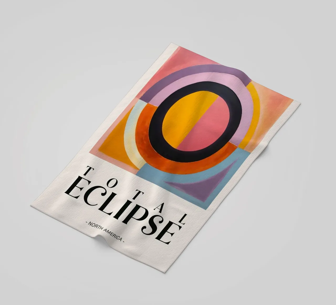 Eclissi totale telo mare da cosmos studio
