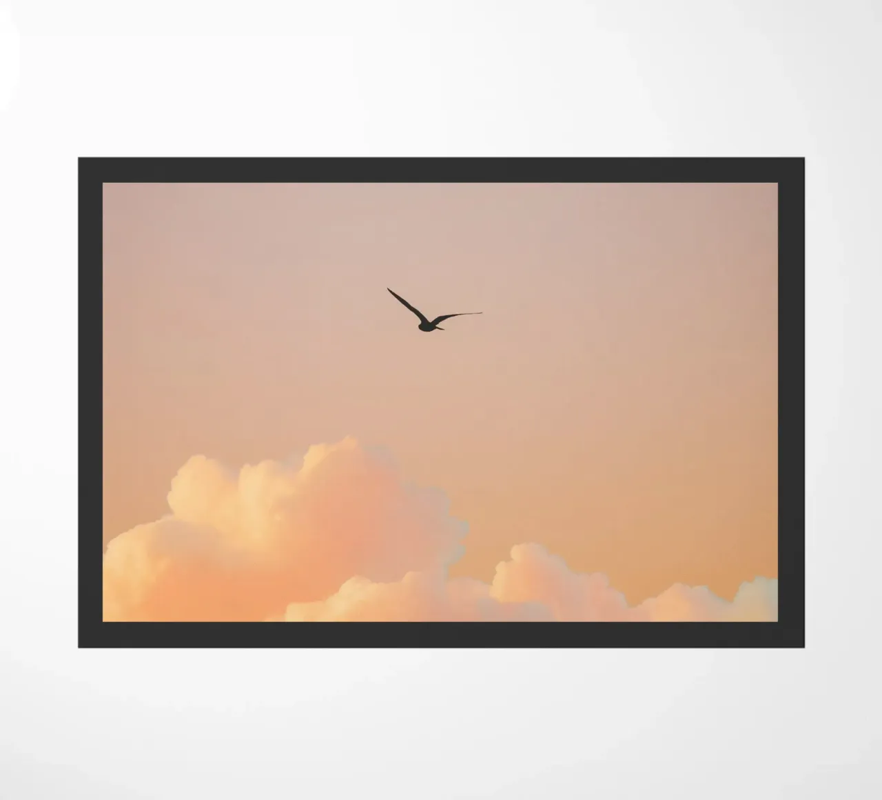 pastel colors nature doormat by Creaton