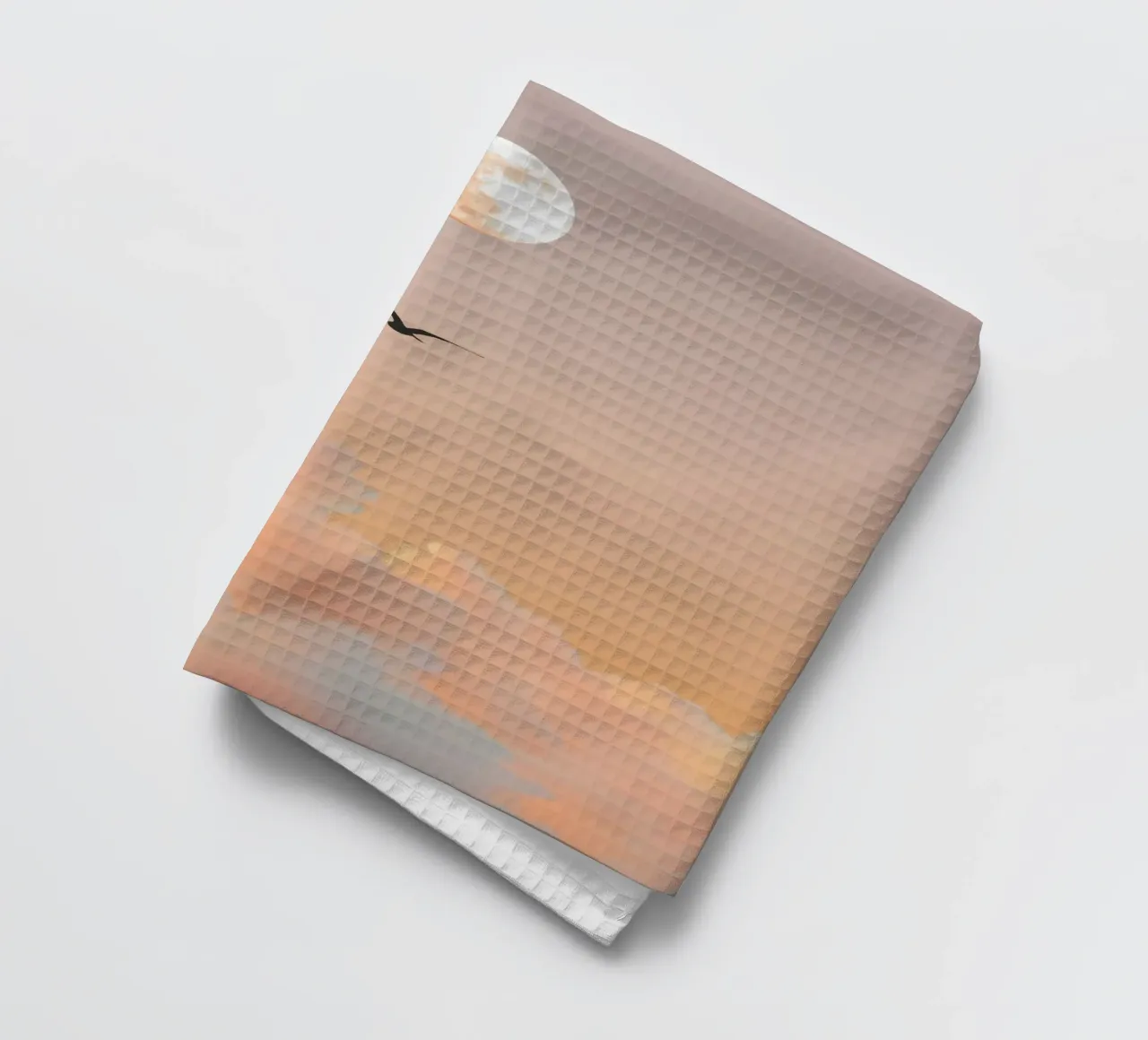 pastel colors nature tea towel by Creaton