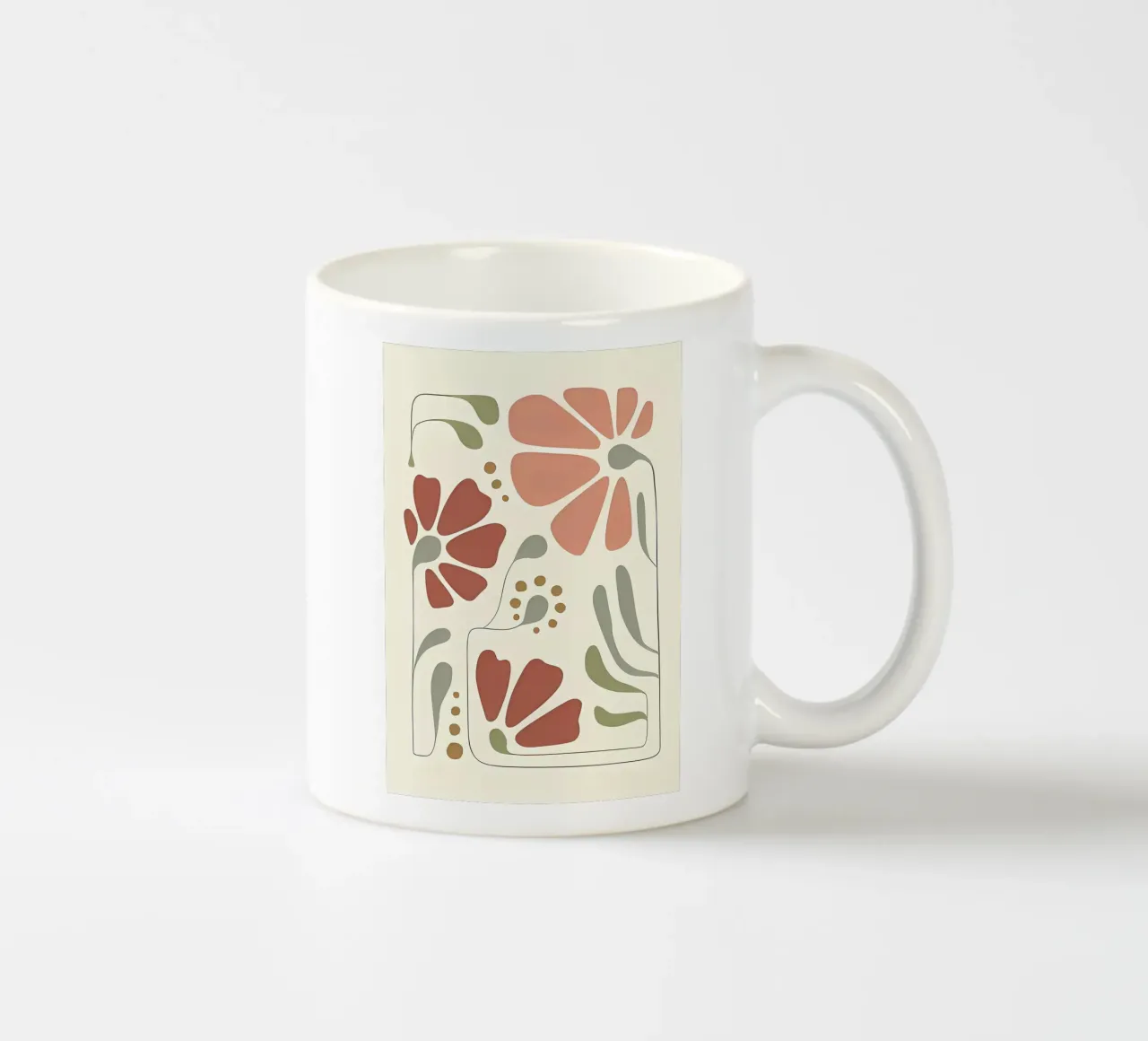 Arte floreale tazza in ceramica da Daron