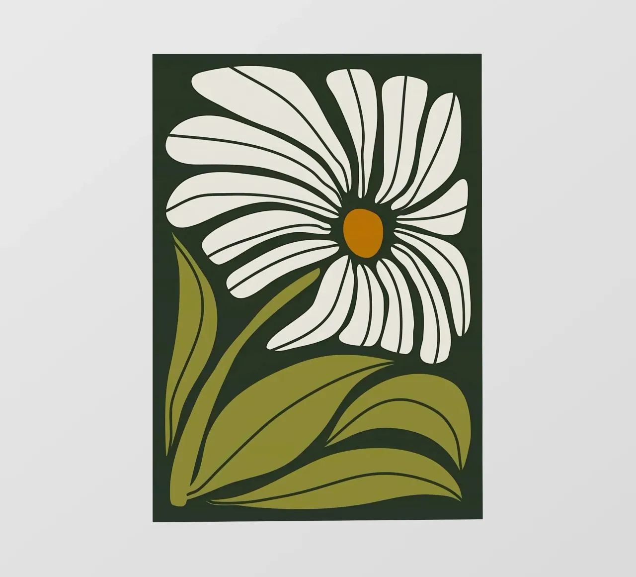 Fiore astratto di Groovy telo in pvc da Daron