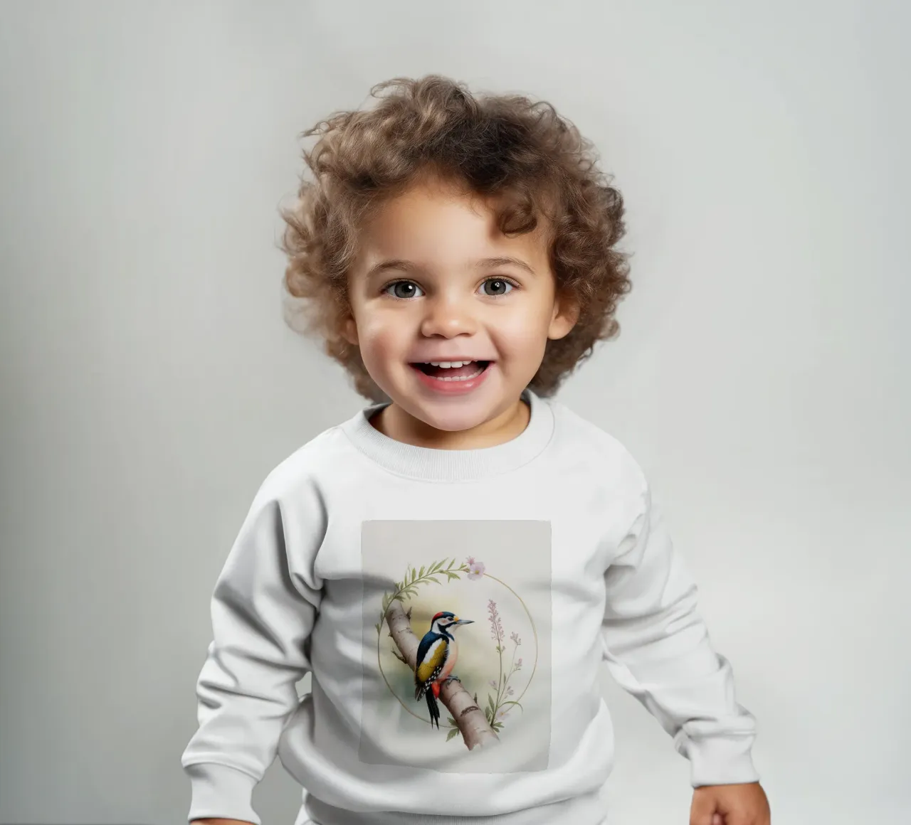 Tapp the little woodpecker felpa neonato da Klitzeklein