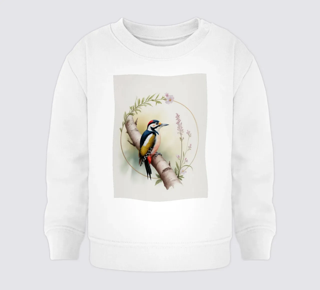 Tapp the little woodpecker felpa neonato da Klitzeklein