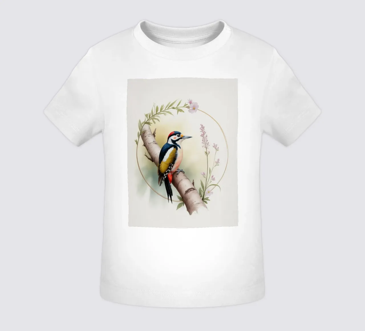 Tapp the little woodpecker maglietta neonato da Klitzeklein