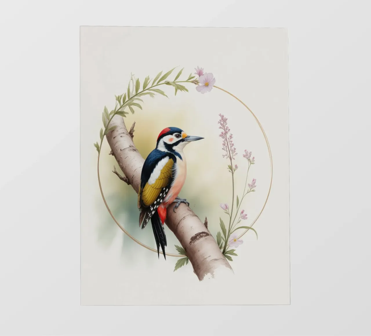 Tapp the little woodpecker telo in pvc da Klitzeklein