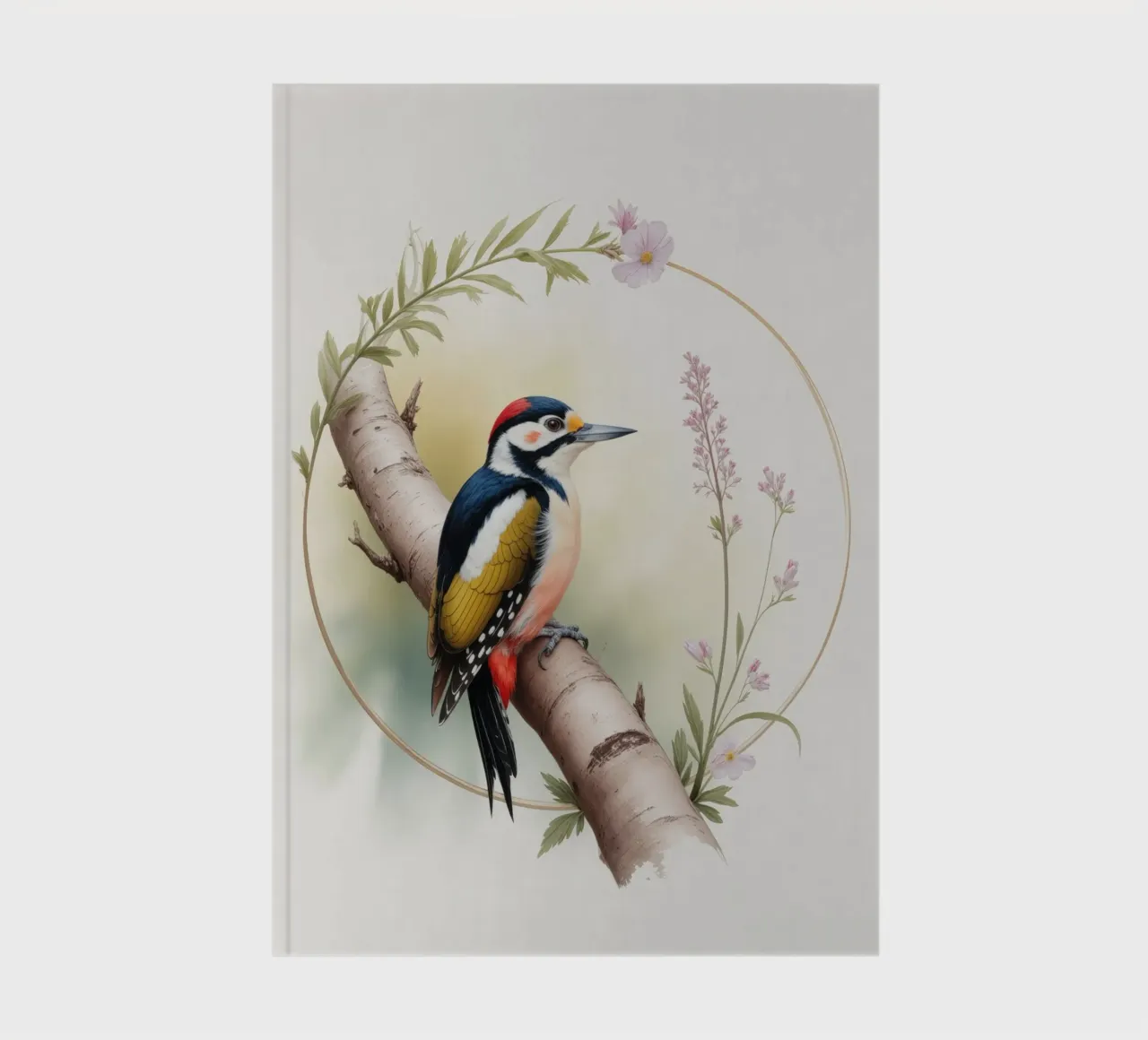 Tapp the little woodpecker notebook by Klitzeklein