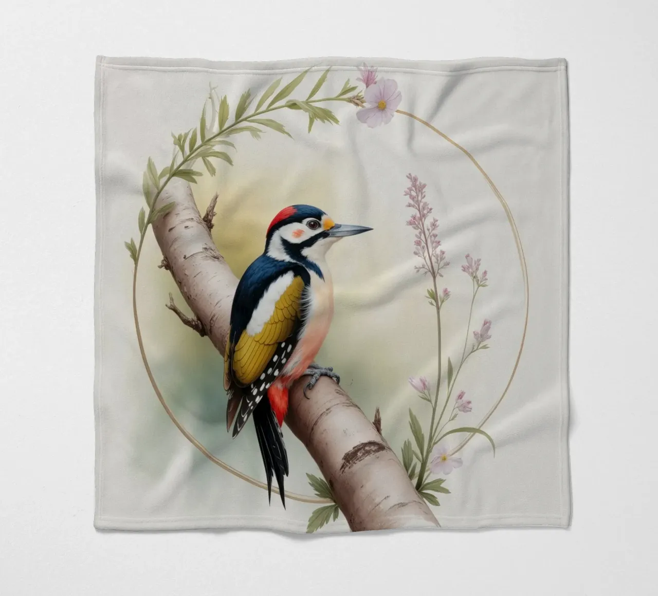 Tapp the little woodpecker coperta in pile da Klitzeklein