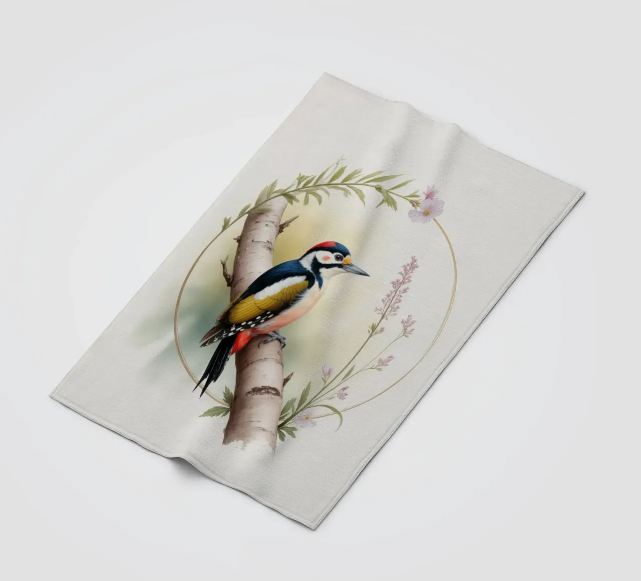 Tapp the little woodpecker coperta in pile da Klitzeklein