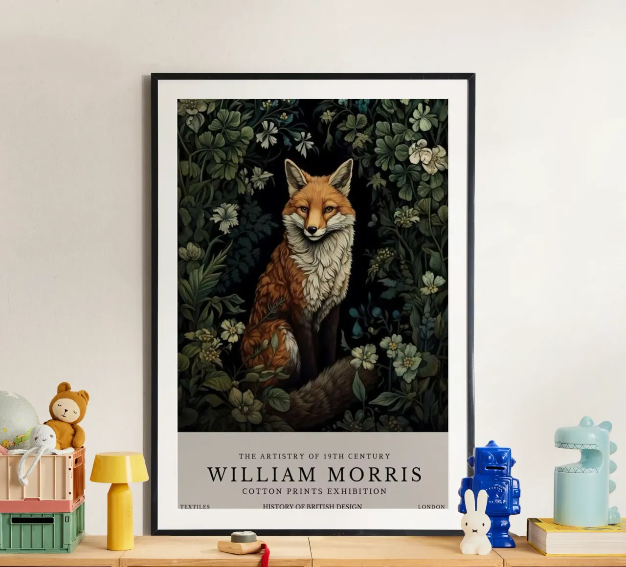 Wilder Fuchs inmitten des Waldes Hahnemühle von Ropech Shop