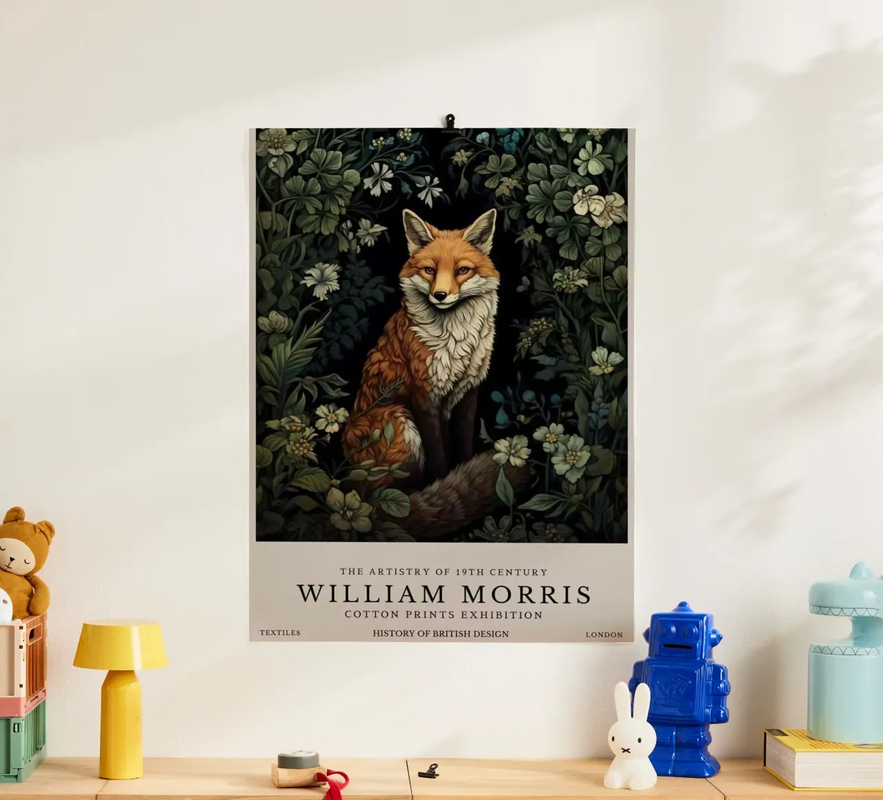 Wilder Fuchs inmitten des Waldes Hahnemühle von Ropech Shop