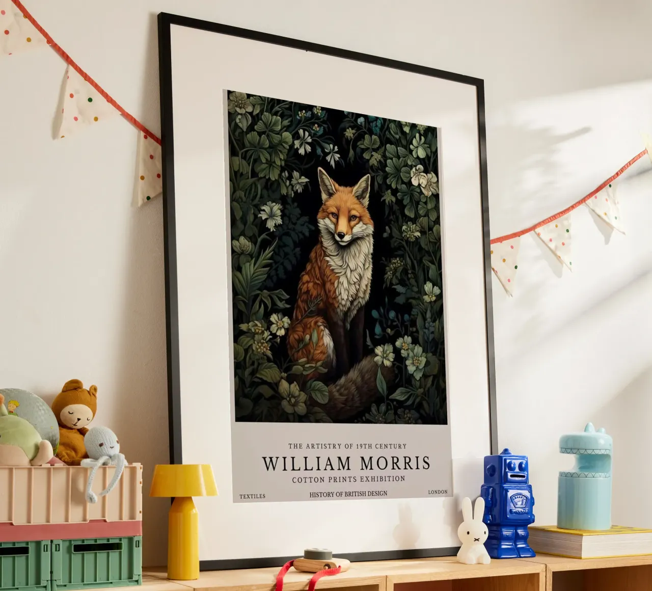 Wilder Fuchs inmitten des Waldes Hahnemühle von Ropech Shop
