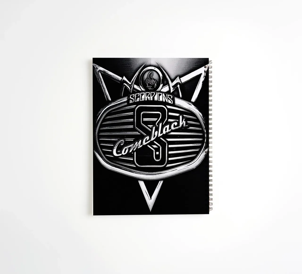 scorpions band spiral notebook by vanhesling