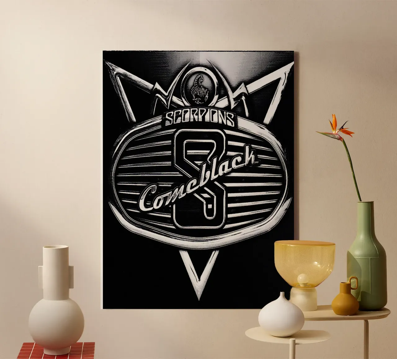scorpions band canvas by vanhesling