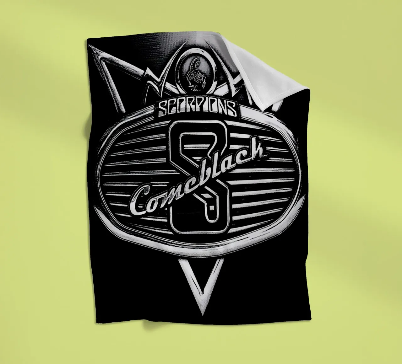 groupe scorpions plaid polaire de vanhesling