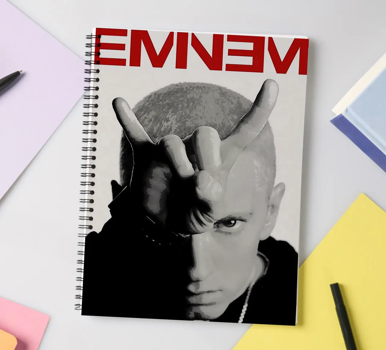Eminem spiral notebook by vanhesling