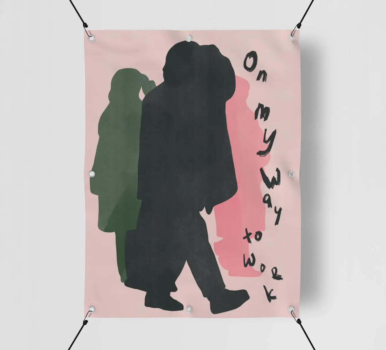 On my way to work pvc cover by Little Dean