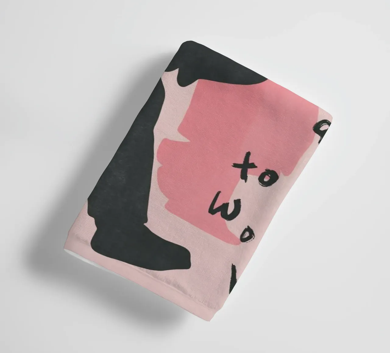 On my way to work towel by Little Dean