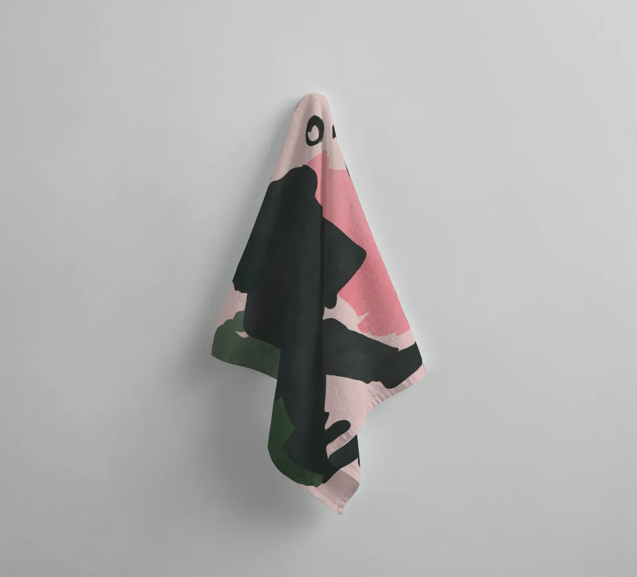 On my way to work towel by Little Dean