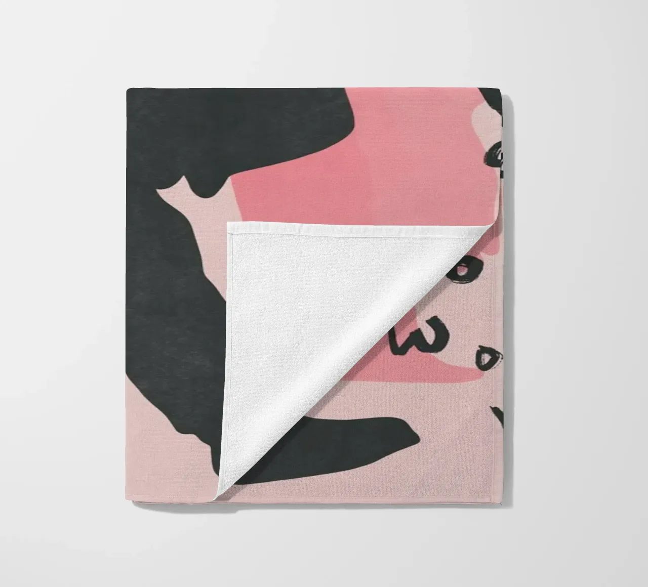 On my way to work beach towel by Little Dean