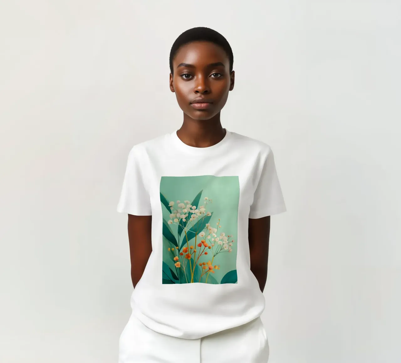 Bloom in the Tropics t-shirt da Clara August