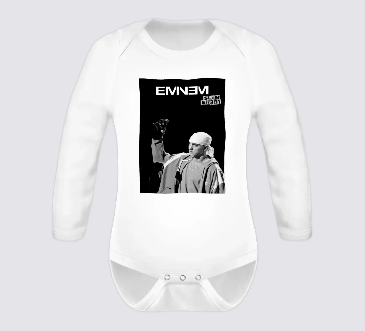 Eminem long-sleeve baby romper by vanhesling