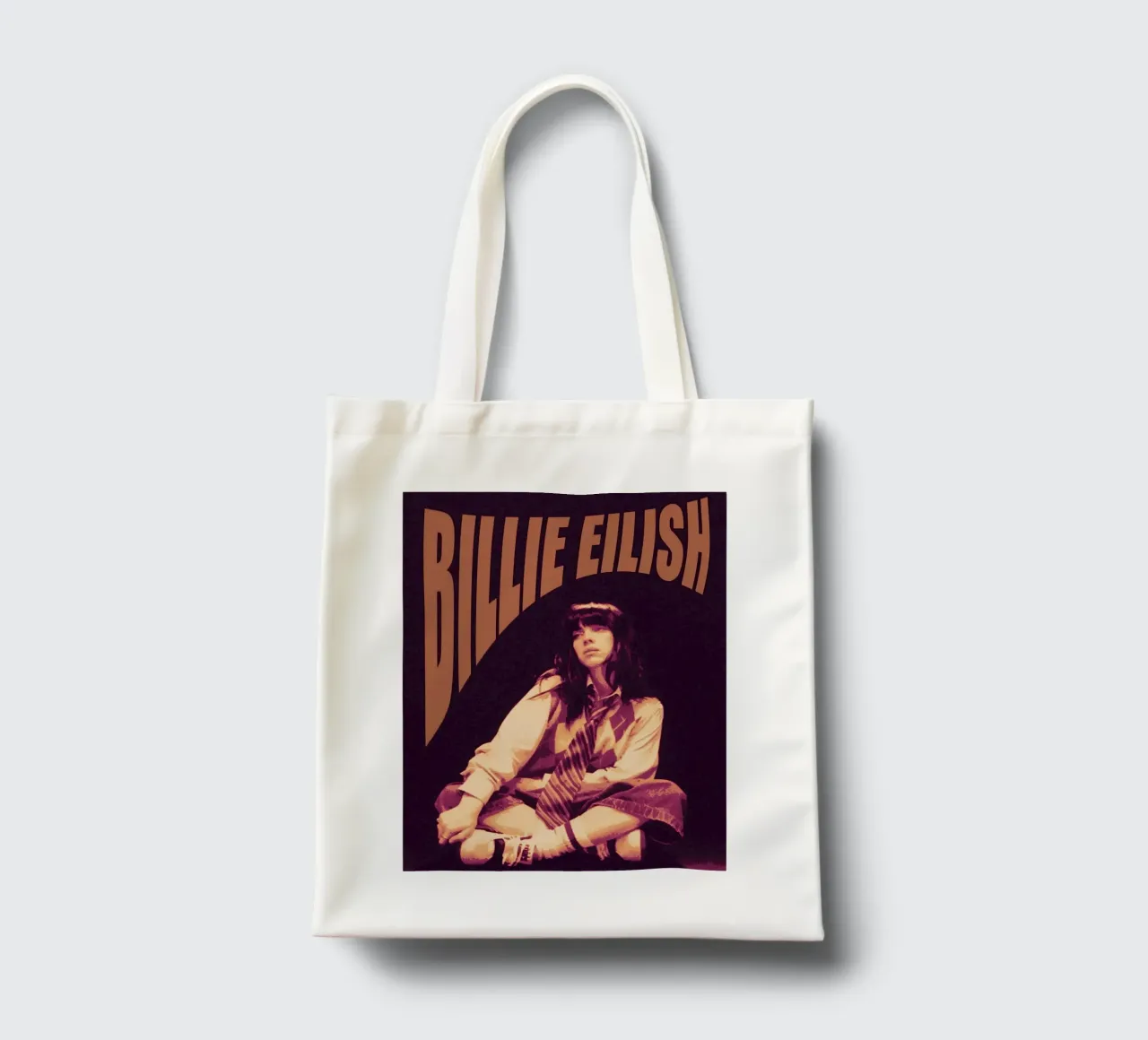 Billie Eilish borsa in juta da vanhesling