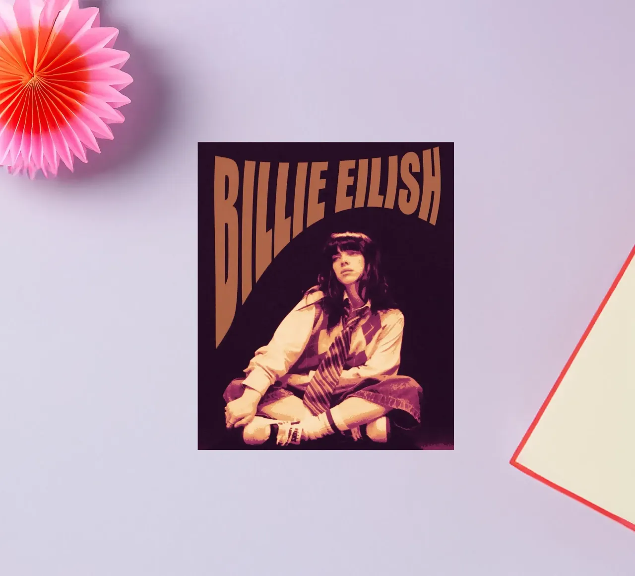 Billie Eilish adesivo da vanhesling