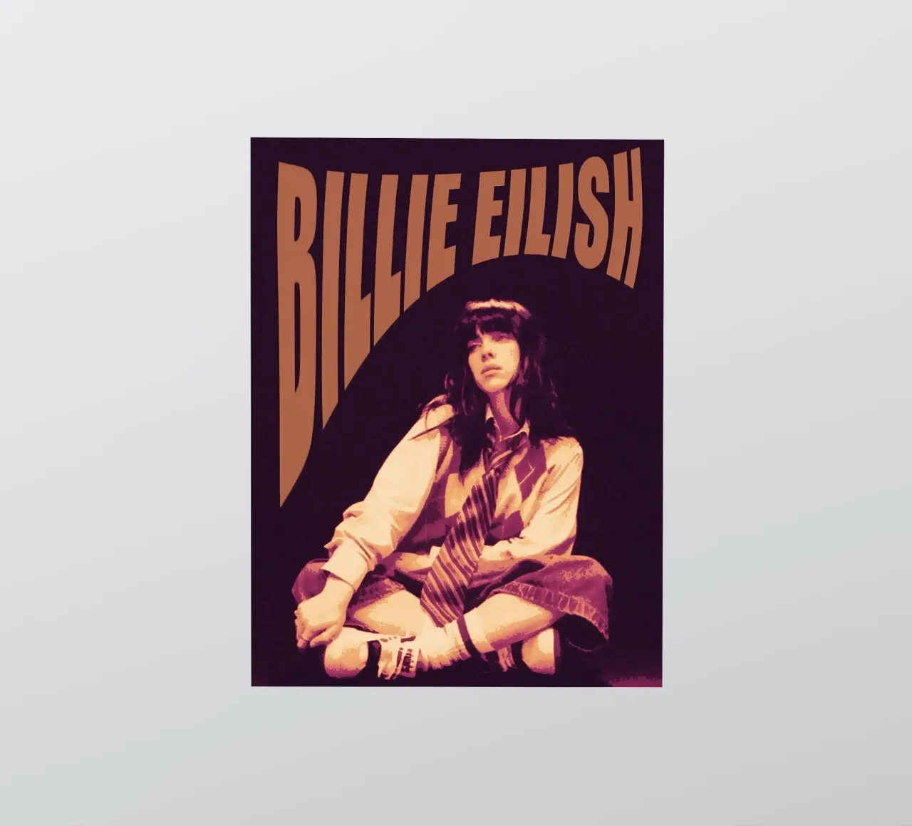 Billie Eilish adesivo da vanhesling